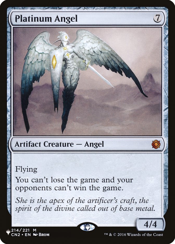 Platinum Angel [The List] Magic: The Gathering