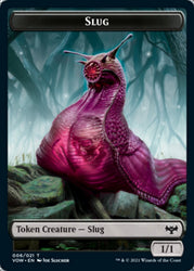 Insect // Slug Double-Sided Token [Innistrad: Crimson Vow Tokens] Magic: The Gathering