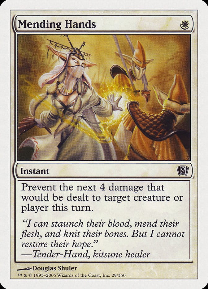 Mending Hands [Ninth Edition] Magic: The Gathering