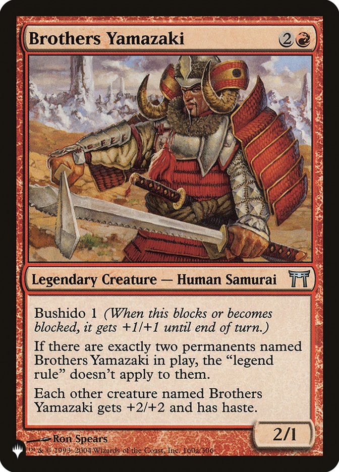 Brothers Yamazaki [The List] Magic: The Gathering
