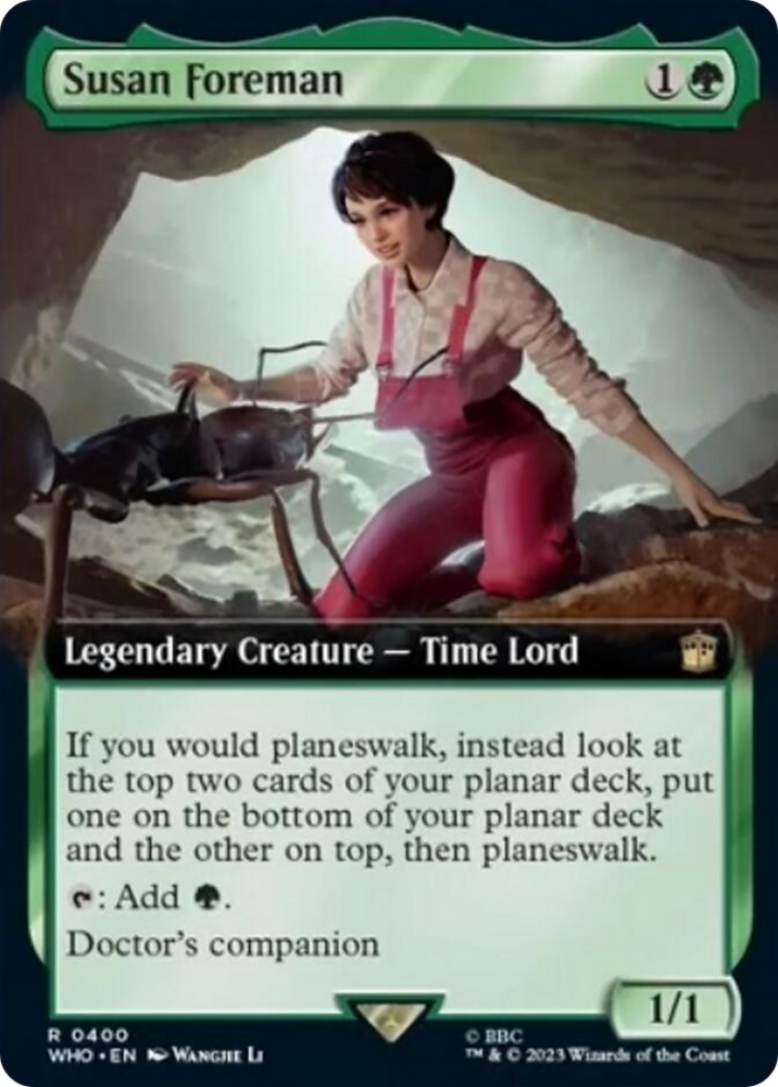 Susan Foreman (Extended Art) [Doctor Who] Magic: The Gathering