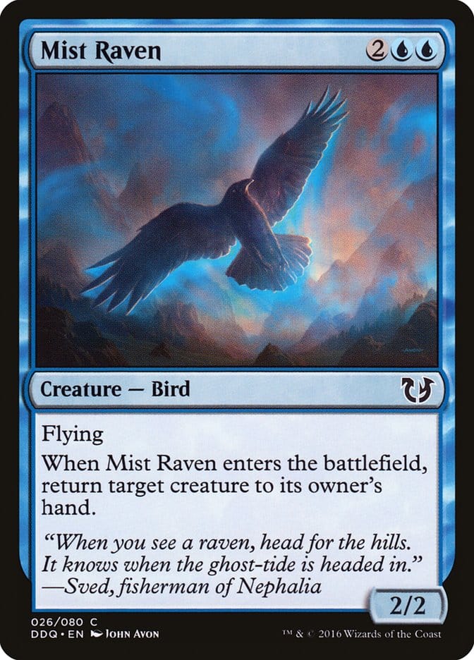 Mist Raven [Duel Decks: Blessed vs. Cursed] Magic: The Gathering