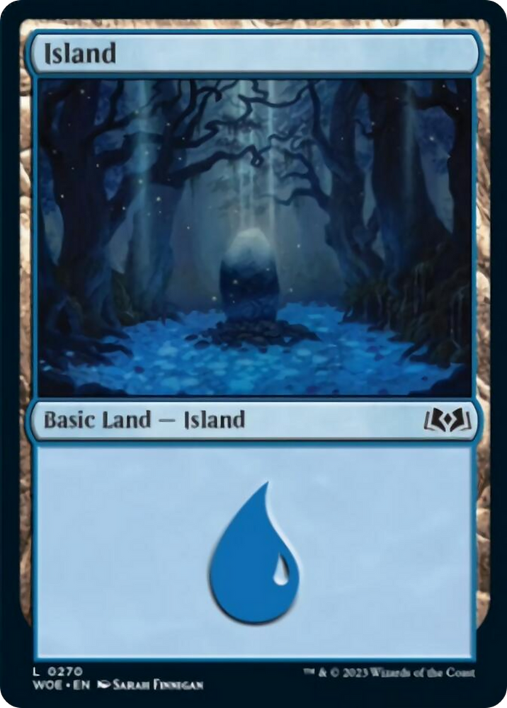 Island (0270) [Wilds of Eldraine] Magic: The Gathering