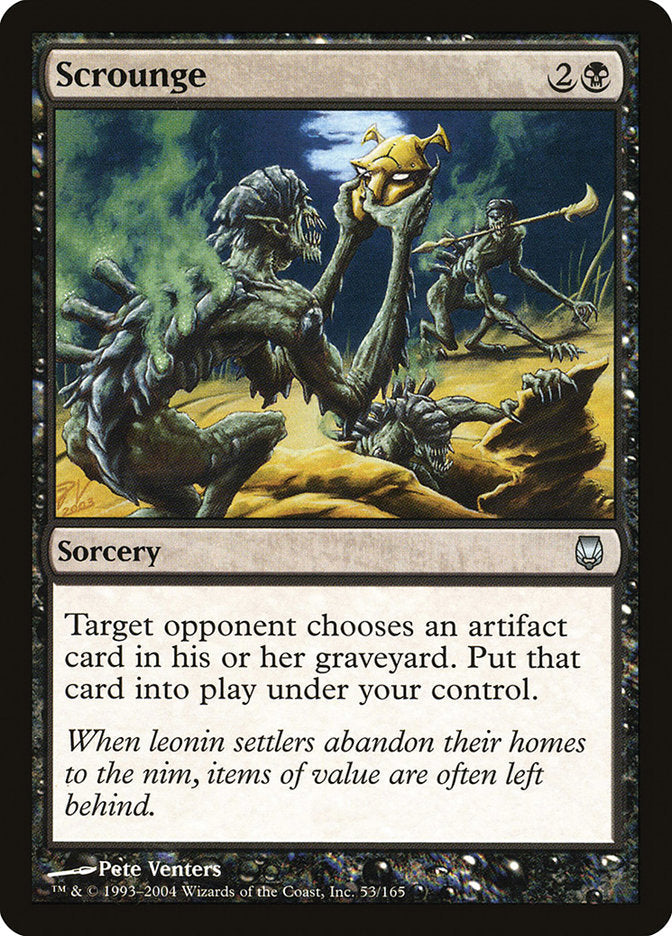 Scrounge [Darksteel] Magic: The Gathering