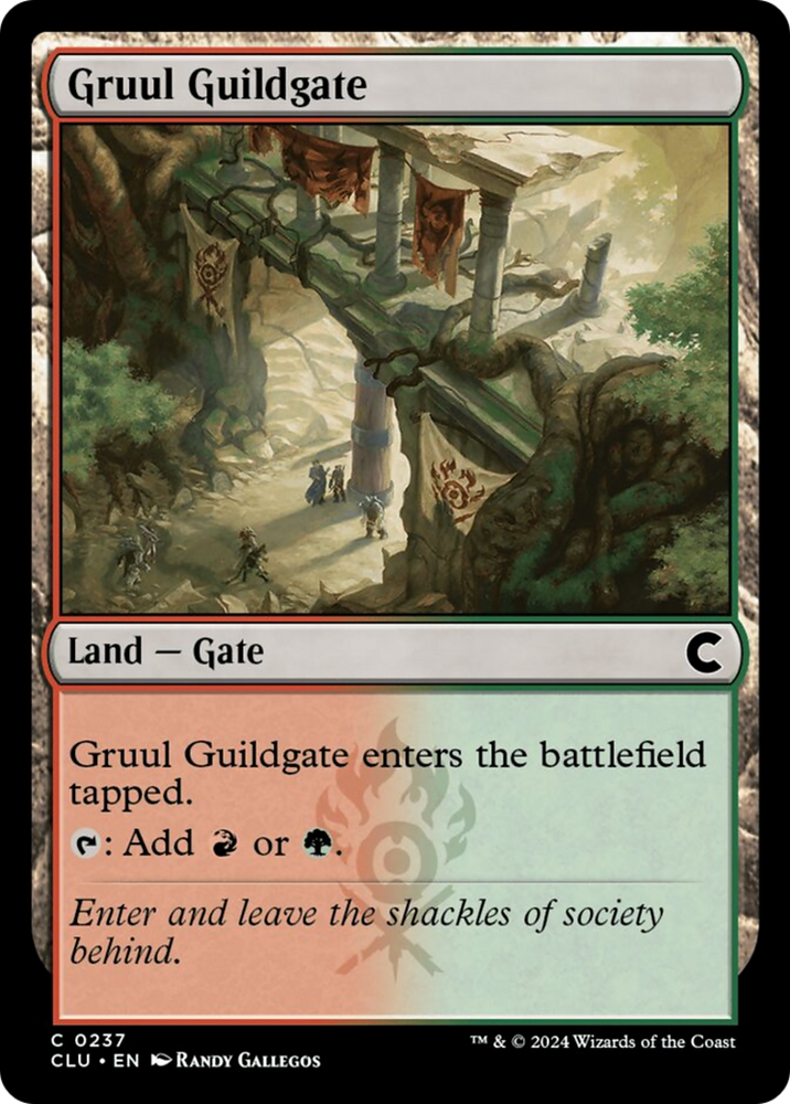 Gruul Guildgate [Ravnica: Clue Edition] Magic: The Gathering
