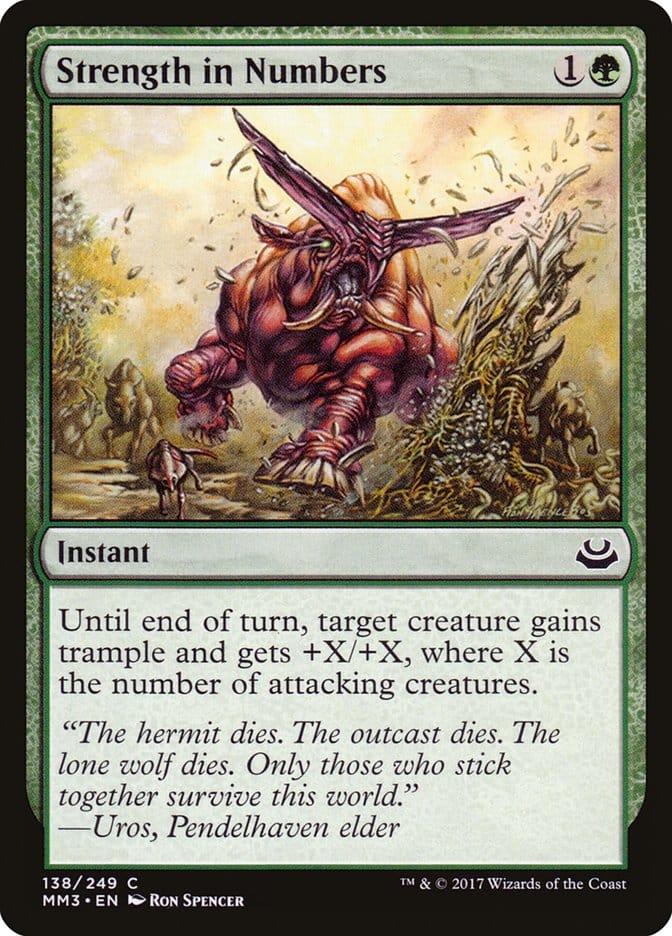 Strength in Numbers [Modern Masters 2017] Magic: The Gathering
