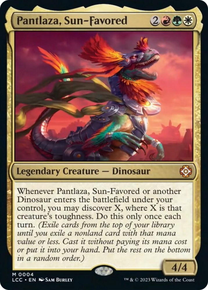 Pantlaza, Sun-Favored [The Lost Caverns of Ixalan Commander] Magic: The Gathering