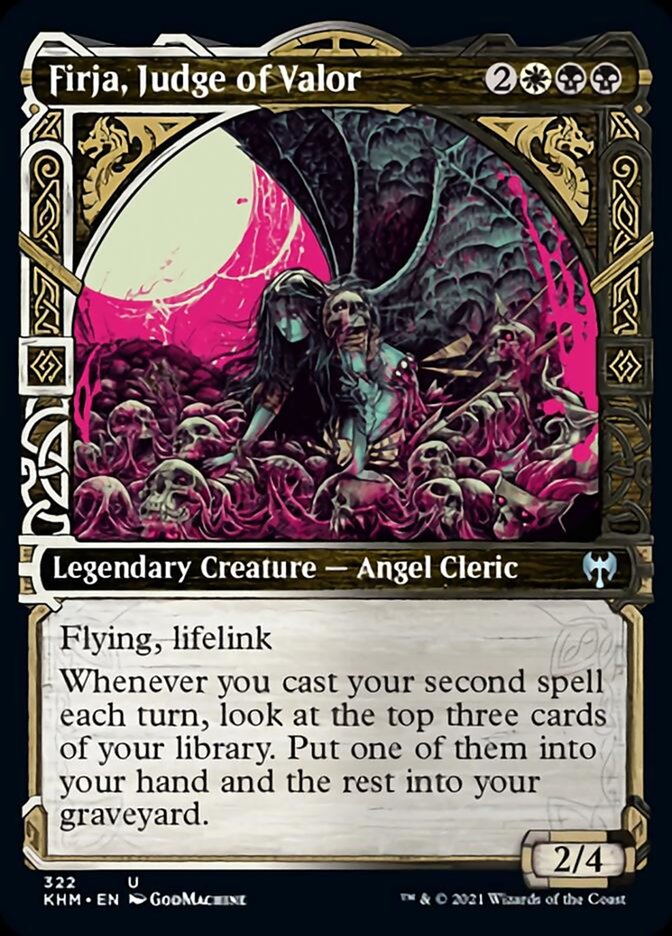 Firja, Judge of Valor (Showcase) [Kaldheim] Magic: The Gathering