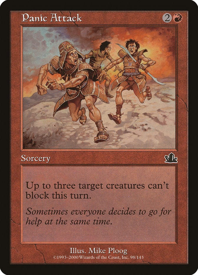 Panic Attack [Prophecy] Magic: The Gathering