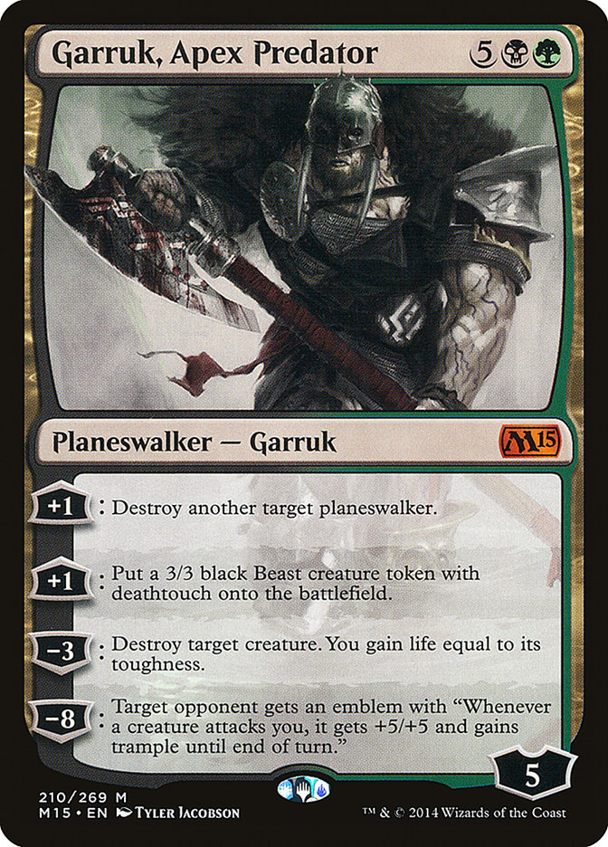 Garruk, Apex Predator [Magic 2015] Magic: The Gathering
