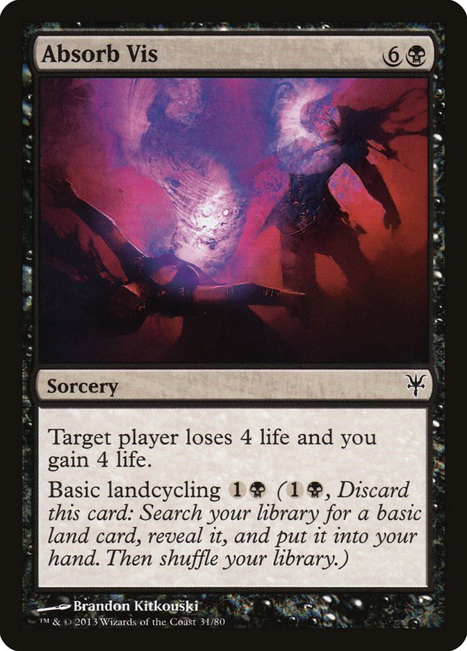 Absorb Vis [Duel Decks: Sorin vs. Tibalt] Magic: The Gathering