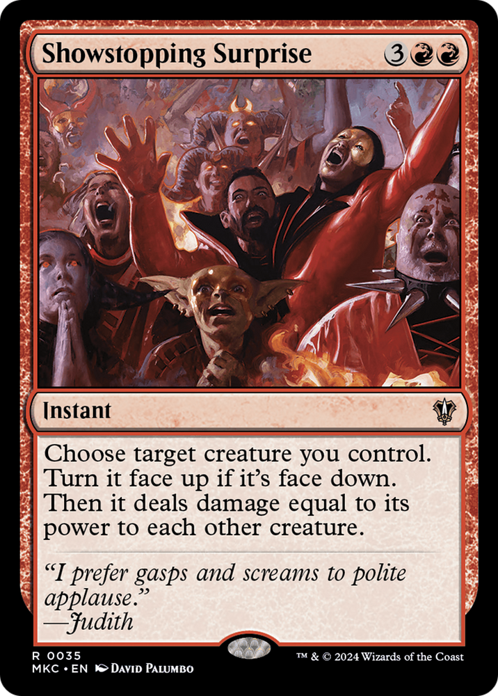 Showstopping Surprise [Murders at Karlov Manor Commander] Magic: The Gathering
