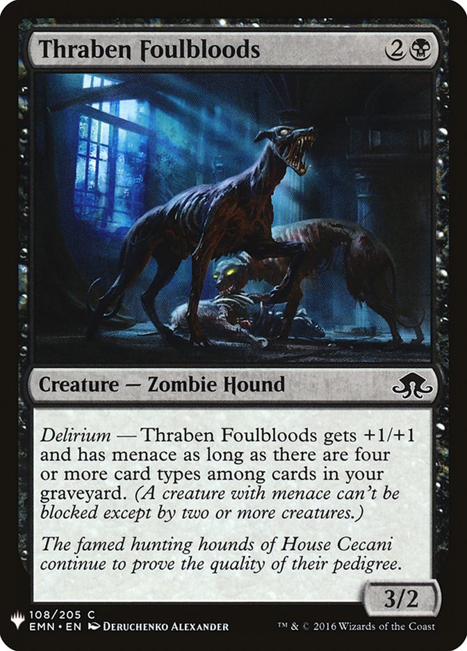 Thraben Foulbloods [Mystery Booster] Magic: The Gathering