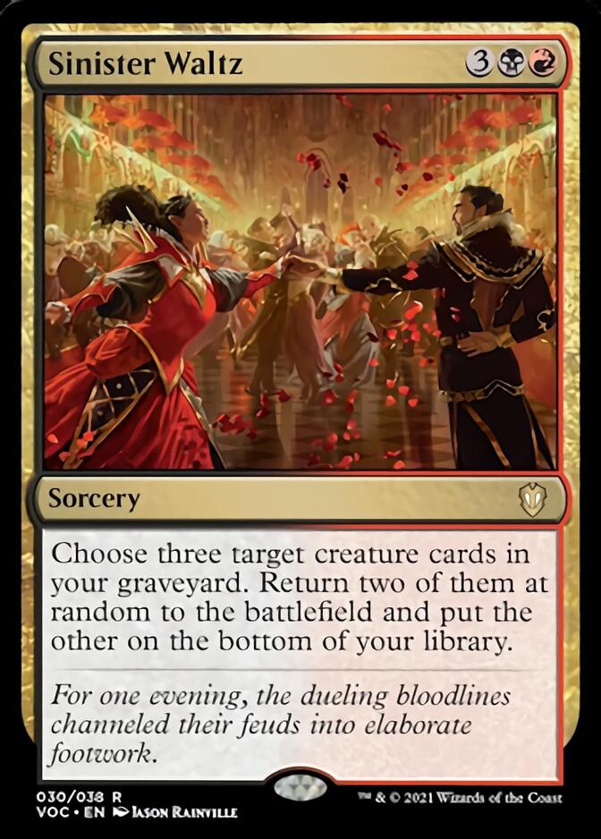 Sinister Waltz [Innistrad: Crimson Vow Commander] Magic: The Gathering