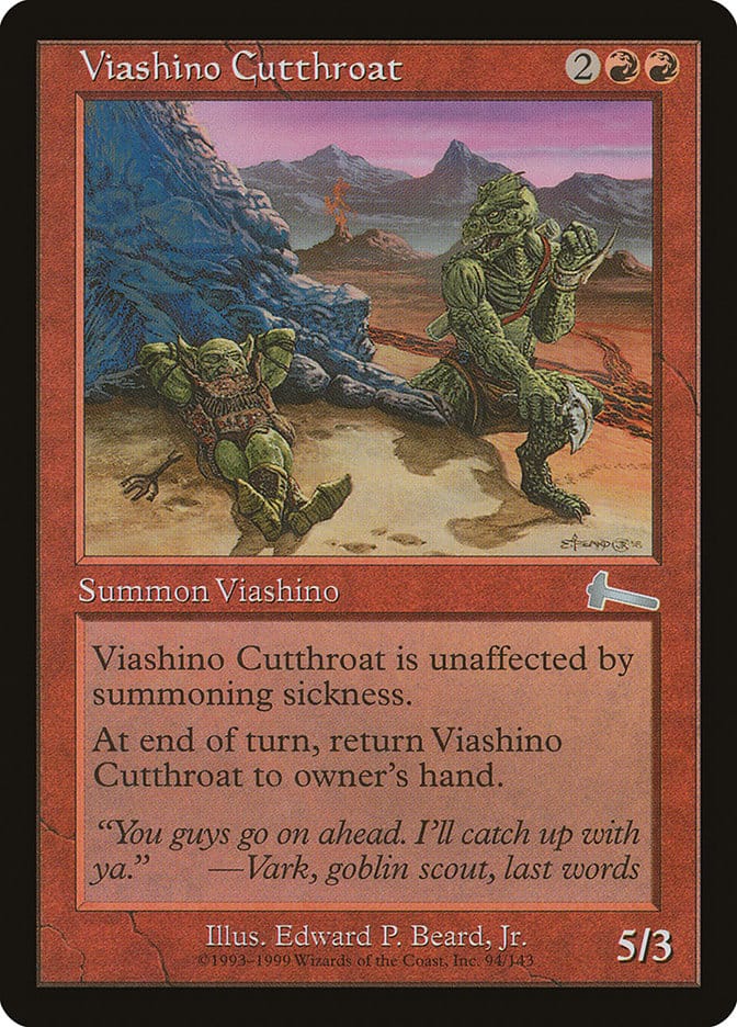 Viashino Cutthroat [Urza's Legacy] Magic: The Gathering