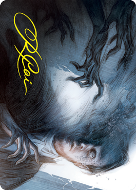 Dread Fugue Art Card (Gold-Stamped Signature) [Innistrad: Crimson Vow Art Series] Magic: The Gathering