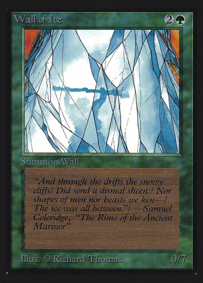 Wall of Ice [Collectors' Edition] Magic: The Gathering