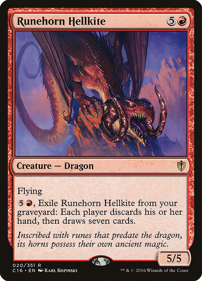 Runehorn Hellkite [Commander 2016] Magic: The Gathering