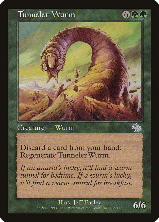 Tunneler Wurm [Judgment] Magic: The Gathering