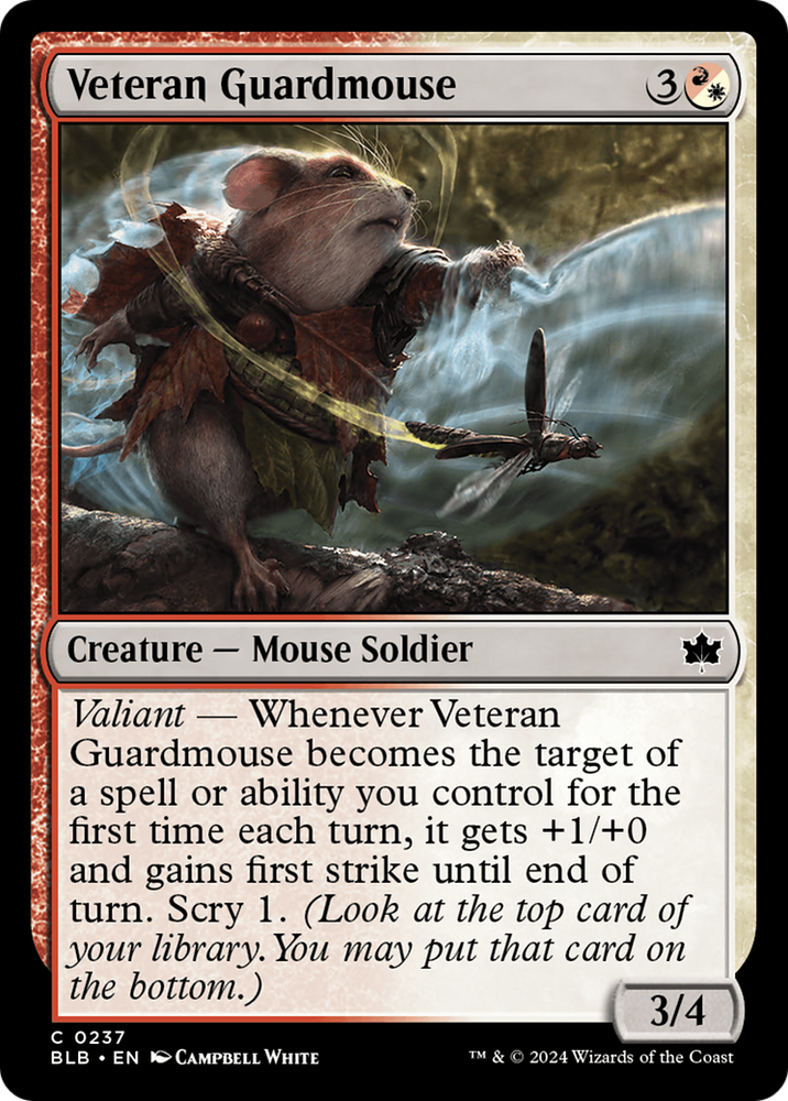 Veteran Guardmouse [Bloomburrow] Magic: The Gathering