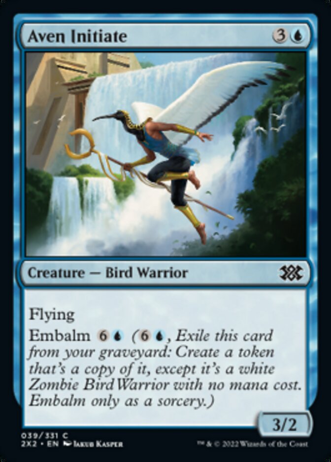 Aven Initiate [Double Masters 2022] Magic: The Gathering