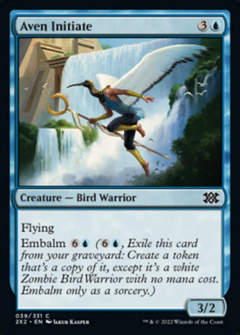 Aven Initiate [Double Masters 2022] Magic: The Gathering