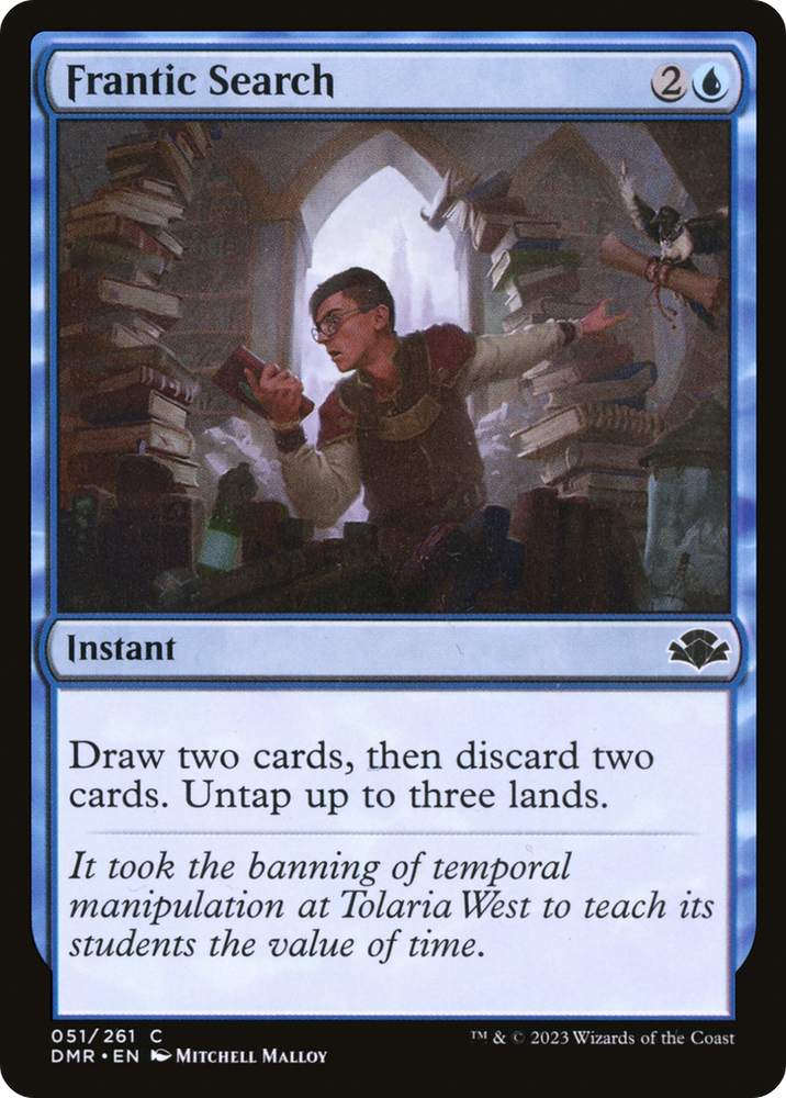 Frantic Search [Dominaria Remastered] Magic: The Gathering