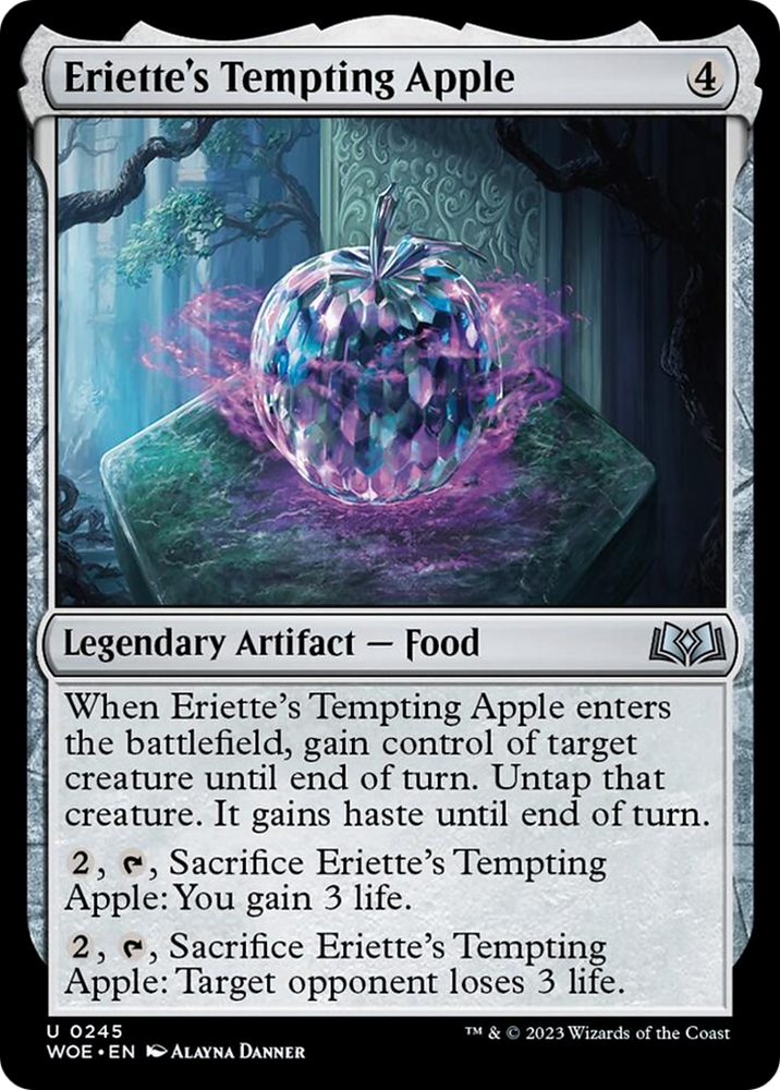 Eriette's Tempting Apple [Wilds of Eldraine] Magic: The Gathering