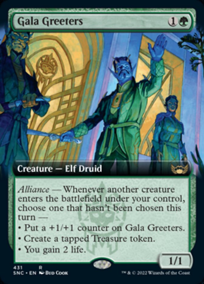 Gala Greeters (Extended Art) [Streets of New Capenna] Magic: The Gathering