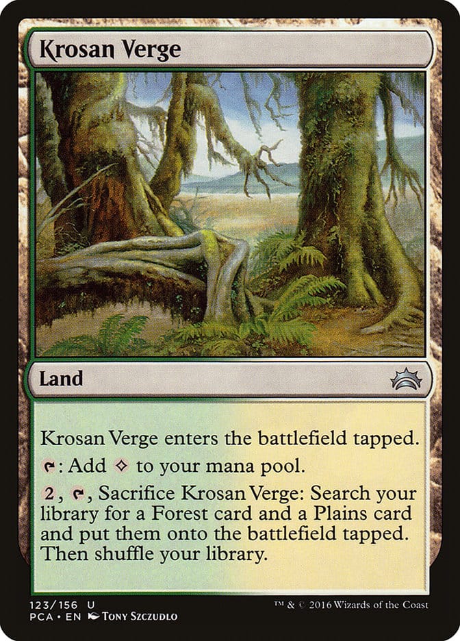 Krosan Verge [Planechase Anthology] Magic: The Gathering