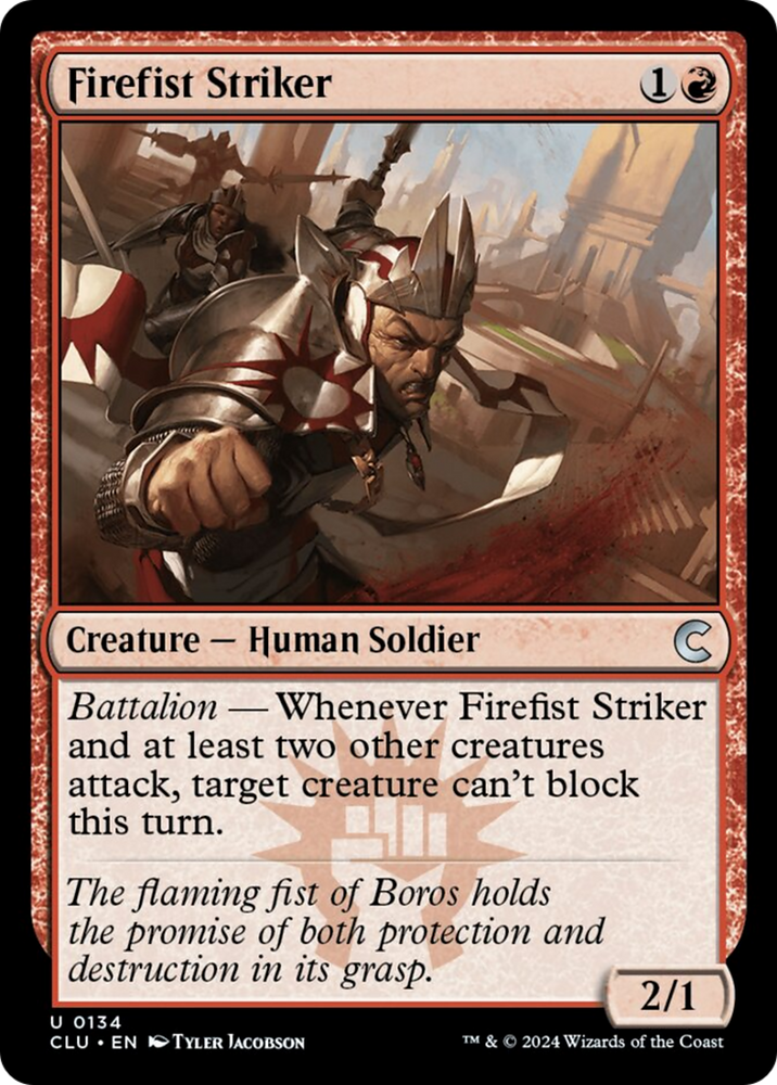 Firefist Striker [Ravnica: Clue Edition] Magic: The Gathering