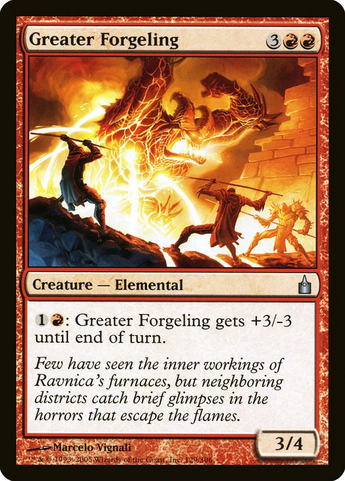 Greater Forgeling [Ravnica: City of Guilds] Magic: The Gathering