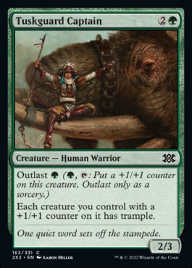 Tuskguard Captain [Double Masters 2022] Magic: The Gathering