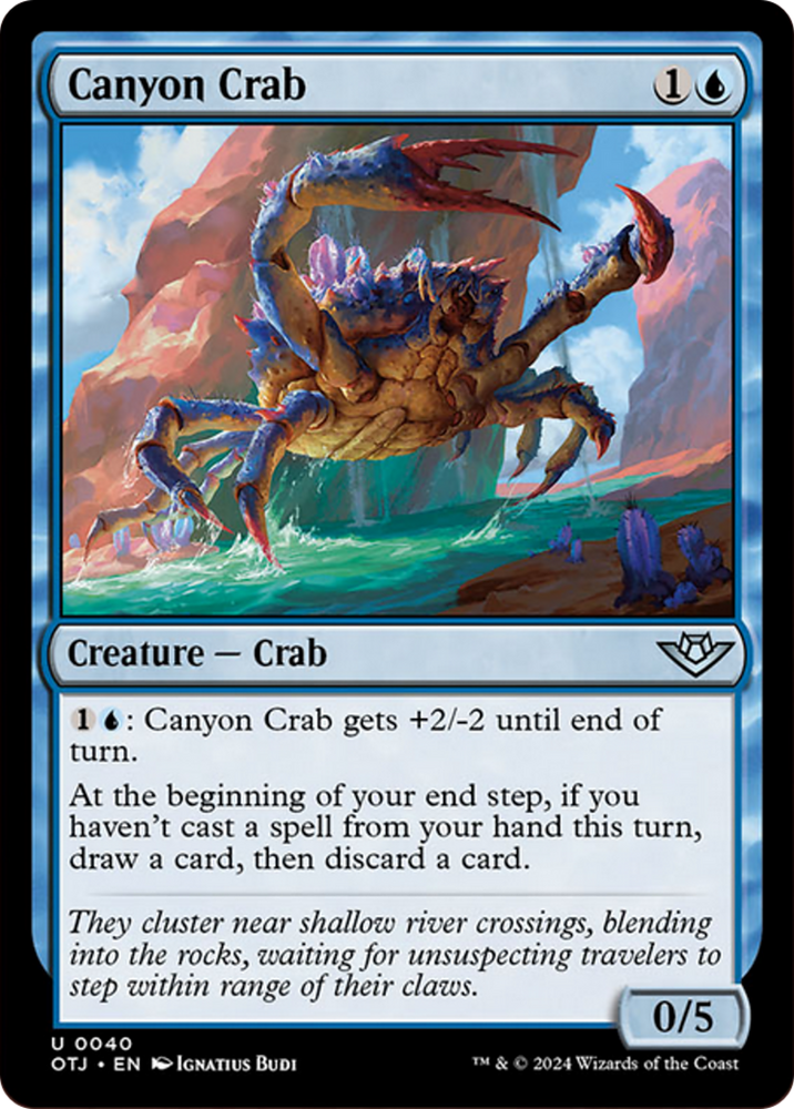 Canyon Crab [Outlaws of Thunder Junction] Magic: The Gathering