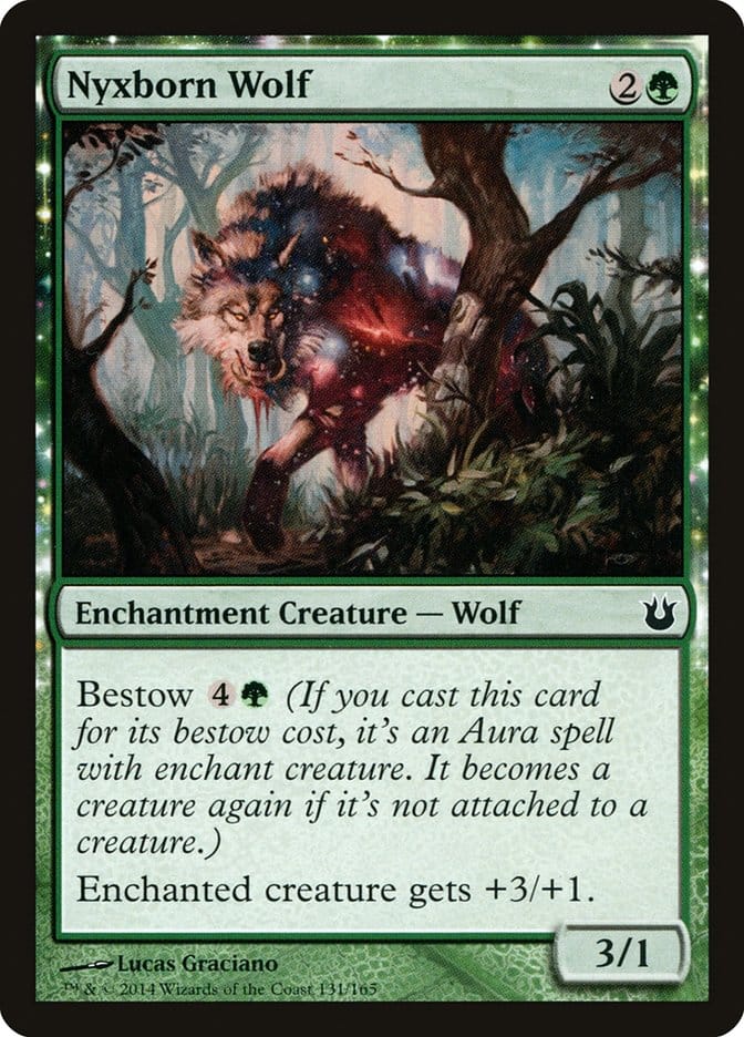 Nyxborn Wolf [Born of the Gods] Magic: The Gathering