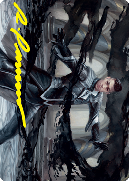 Killian, Ink Duelist Art Card (Gold-Stamped Signature) [Strixhaven: School of Mages Art Series] Magic: The Gathering