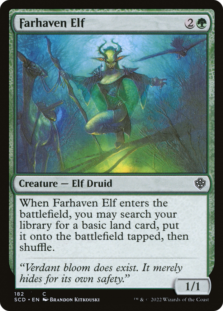 Farhaven Elf [Starter Commander Decks] Magic: The Gathering