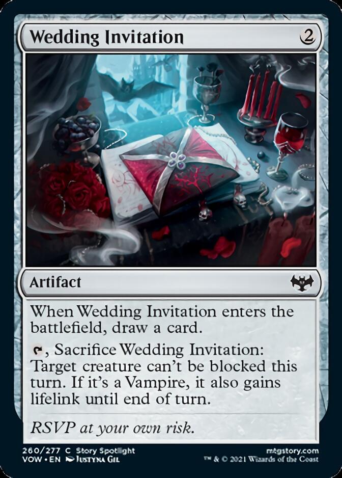 Wedding Invitation [Innistrad: Crimson Vow] Magic: The Gathering