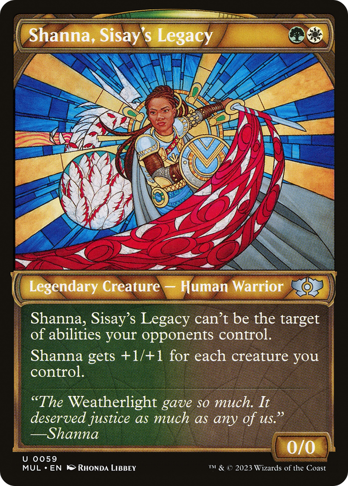 Shanna, Sisay's Legacy [Multiverse Legends] Magic: The Gathering
