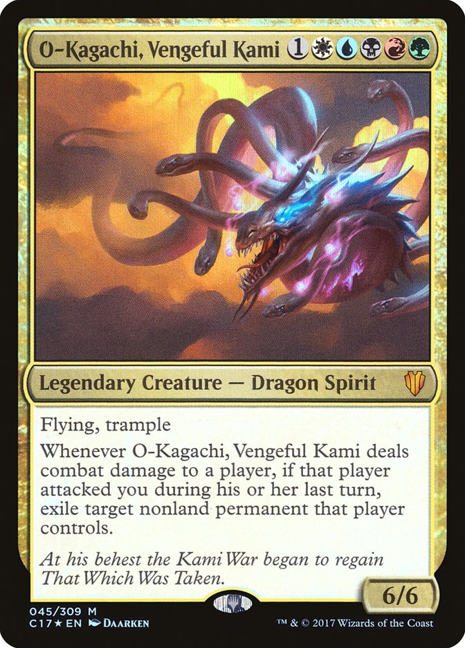 O-Kagachi, Vengeful Kami [Commander 2017] Magic: The Gathering