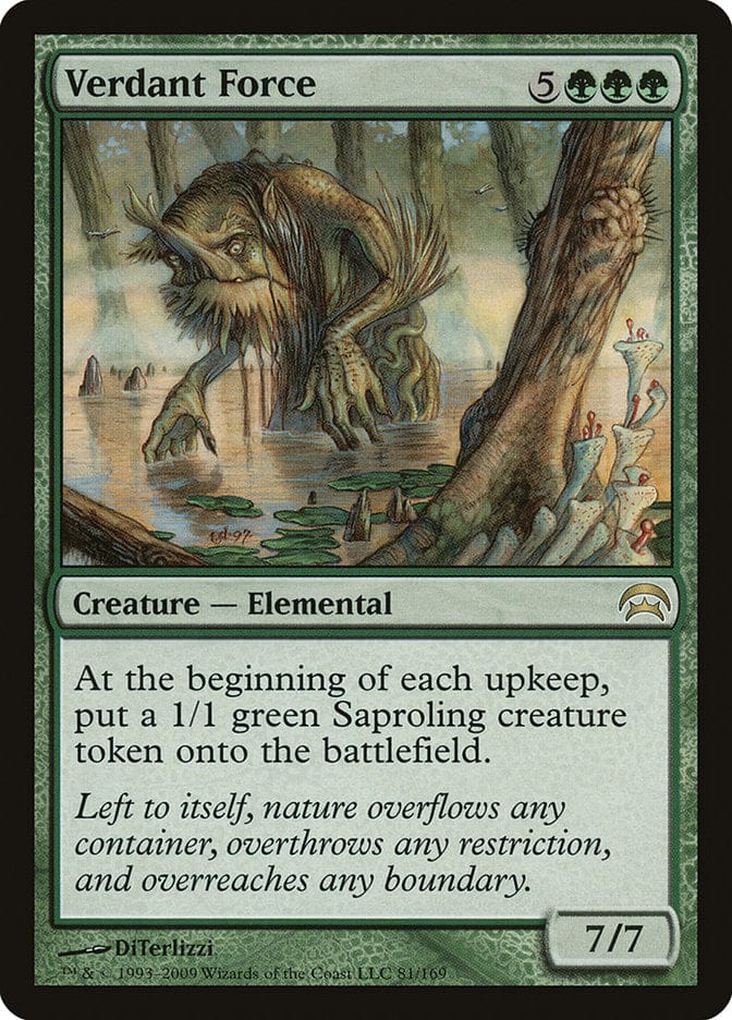 Verdant Force [Planechase] Magic: The Gathering