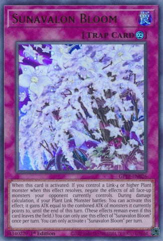 Sunavalon Bloom [GFTP-EN026] Ultra Rare - Yugioh Cards For Your TCG Needs!