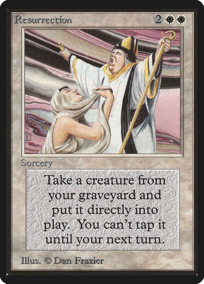 Resurrection [Beta Edition] Magic: The Gathering