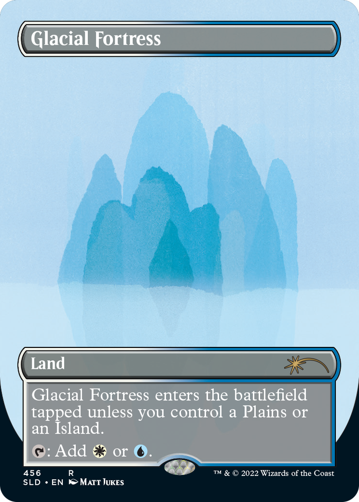 Glacial Fortress (Borderless) [Secret Lair Drop Series] Magic: The Gathering
