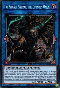 Tri-Brigade Shuraig the Ominous Omen [PHRA-EN048] Secret Rare Yu-Gi-Oh!