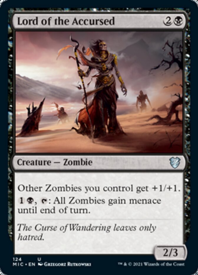 Lord of the Accursed [Innistrad: Midnight Hunt Commander] Magic: The Gathering