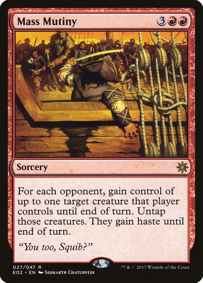 Mass Mutiny [Explorers of Ixalan] Magic: The Gathering