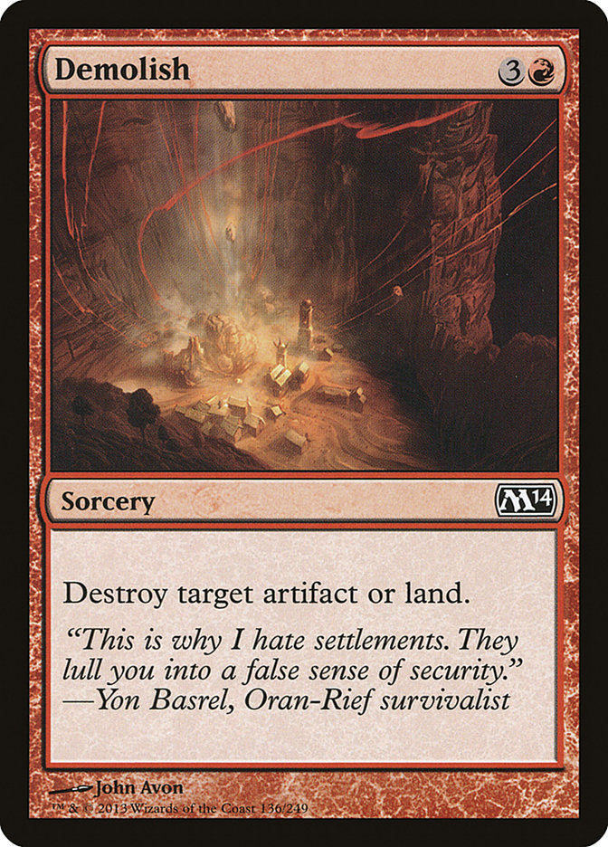 Demolish [Magic 2014] Magic: The Gathering