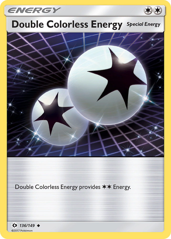 Double Colorless Energy (136/149) [Sun & Moon: Base Set] Pokémon