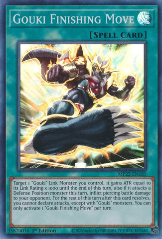 Gouki Finishing Move [MP22-EN185] Super Rare - Yugioh Cards For Your TCG Needs!